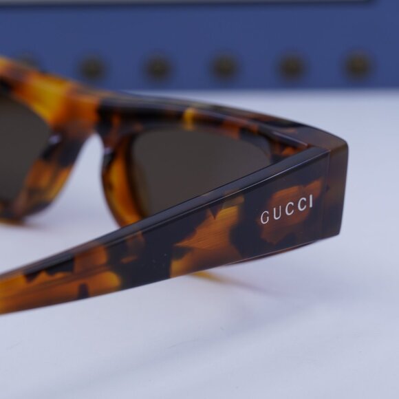 Gucci GG1779S 004 Cat Eye Sunglasses - Brown Havana/Brown
